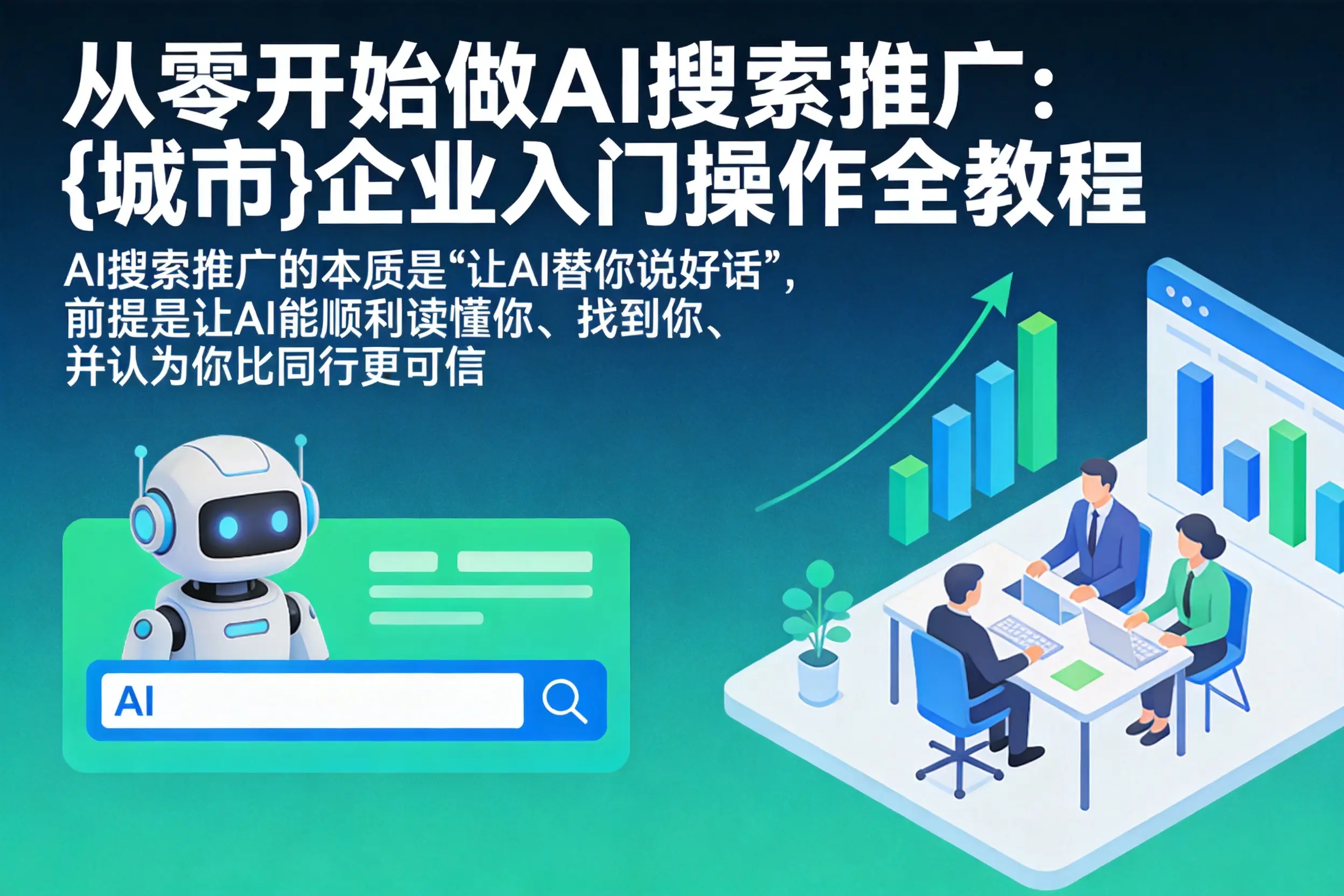 从零开始做AI搜索推广：陇西企业入门操作全教程